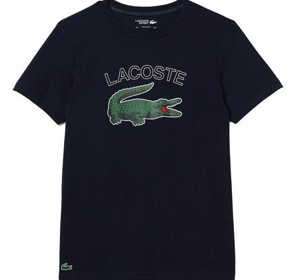 Men’s Short Sleeve T-Shirt Lacoste Sport Navy Blue Men