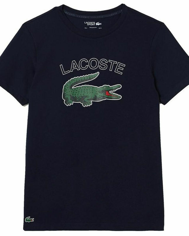Men’s Short Sleeve T-Shirt Lacoste Sport Navy Blue Men