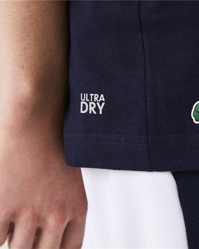 Men’s Short Sleeve T-Shirt Lacoste Sport Navy Blue Men